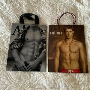 Vintage Shopping Retail Bags Abercrombie and Hollister